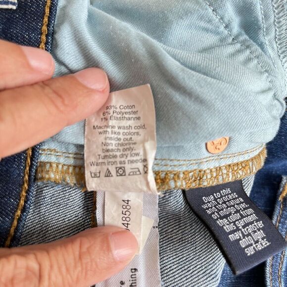 Madewell Jeans Women 26 Blue High Riser Skinny Medium Wash Distressed Stretch - Picture 7 of 11